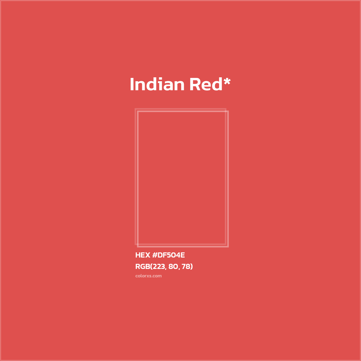 HEX #DF504E Color Name, Color Code, Palettes, Similar Paints, Images
