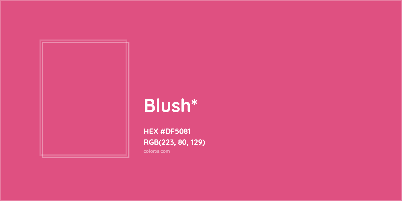 HEX #DF5081 Color Name, Color Code, Palettes, Similar Paints, Images