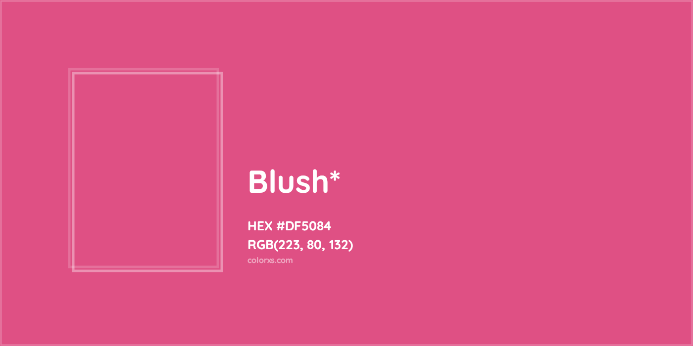 HEX #DF5084 Color Name, Color Code, Palettes, Similar Paints, Images