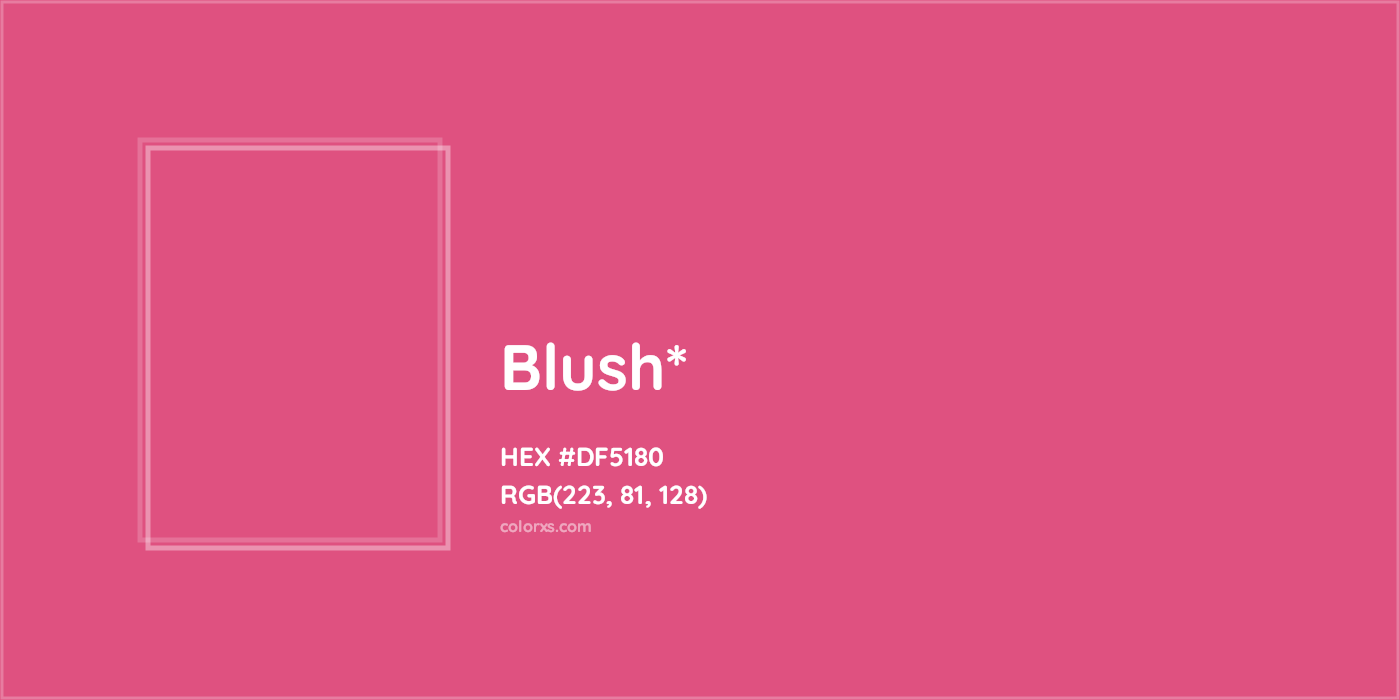 HEX #DF5180 Color Name, Color Code, Palettes, Similar Paints, Images