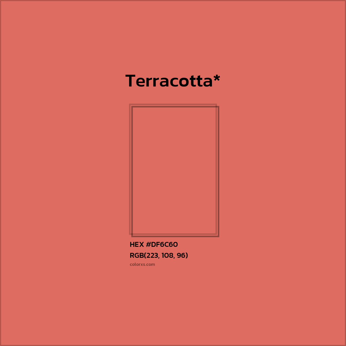 HEX #DF6C60 Color Name, Color Code, Palettes, Similar Paints, Images