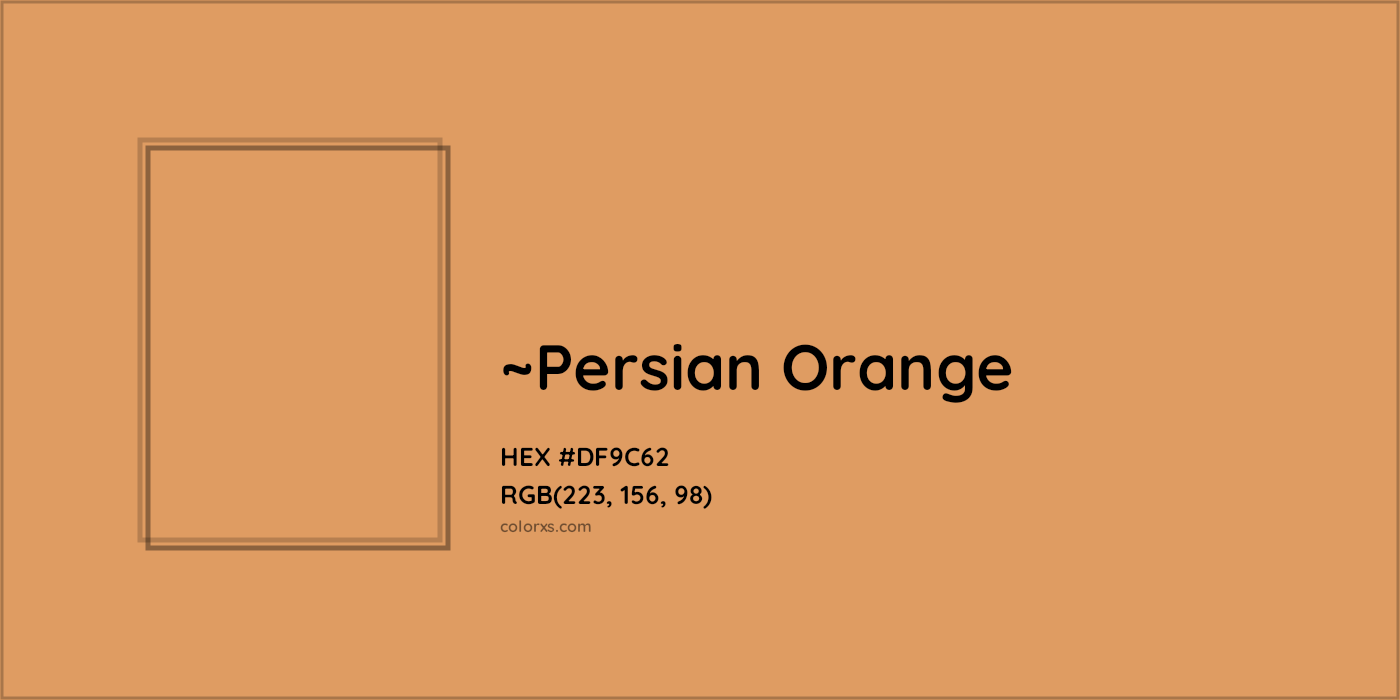 HEX #DF9C62 Color Name, Color Code, Palettes, Similar Paints, Images