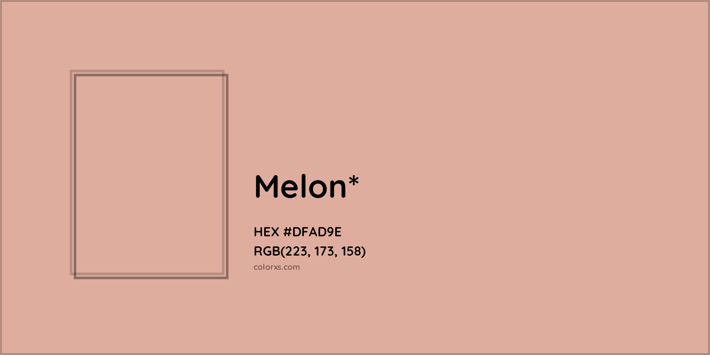 HEX #DFAD9E Color Name, Color Code, Palettes, Similar Paints, Images