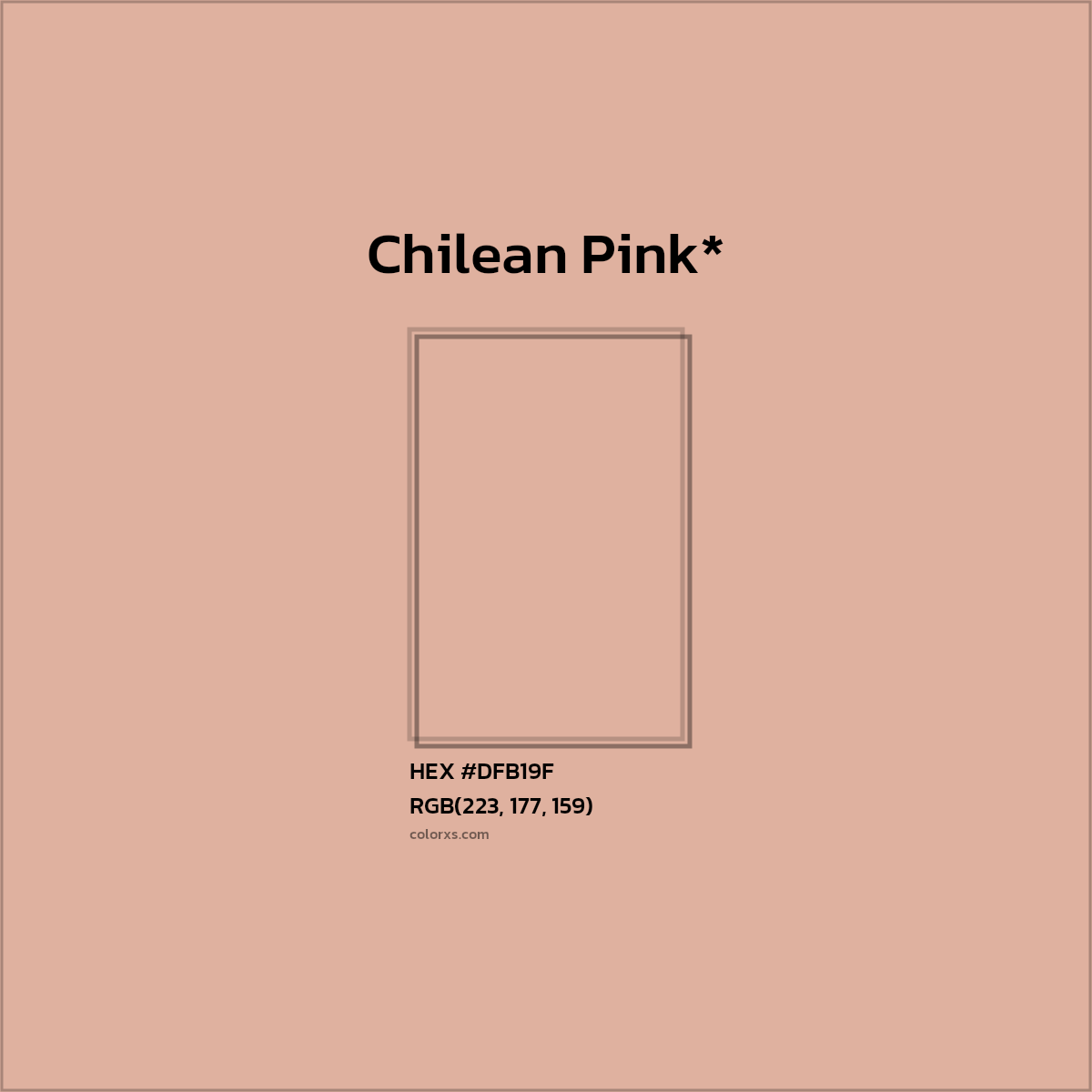 HEX #DFB19F Color Name, Color Code, Palettes, Similar Paints, Images