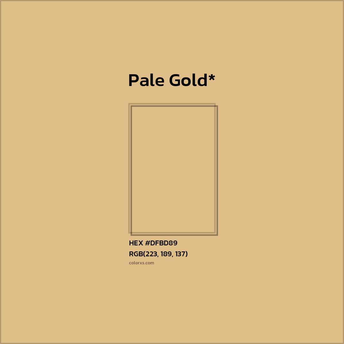 HEX #DFBD89 Color Name, Color Code, Palettes, Similar Paints, Images