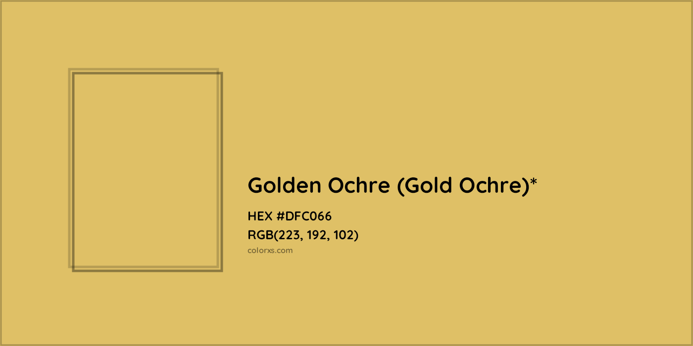 HEX #DFC066 Color Name, Color Code, Palettes, Similar Paints, Images