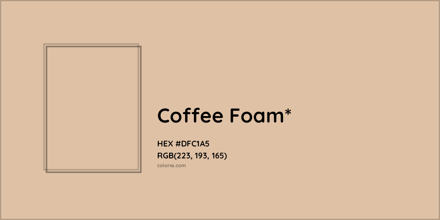 HEX #DFC1A5 Color Name, Color Code, Palettes, Similar Paints, Images
