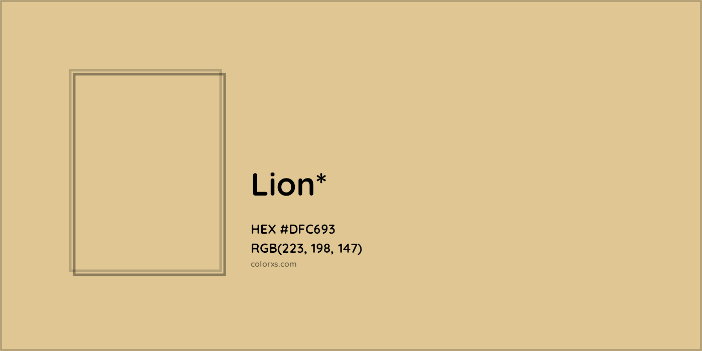 HEX #DFC693 Color Name, Color Code, Palettes, Similar Paints, Images
