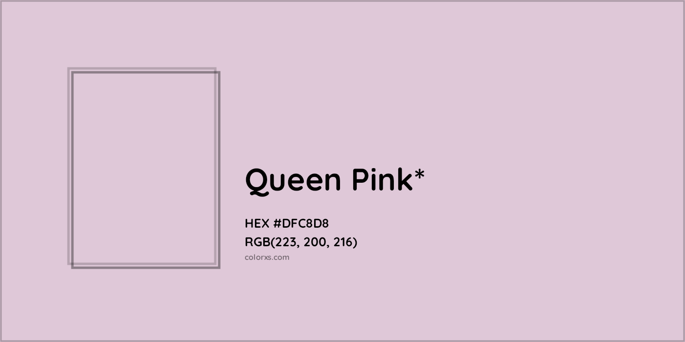 HEX #DFC8D8 Color Name, Color Code, Palettes, Similar Paints, Images