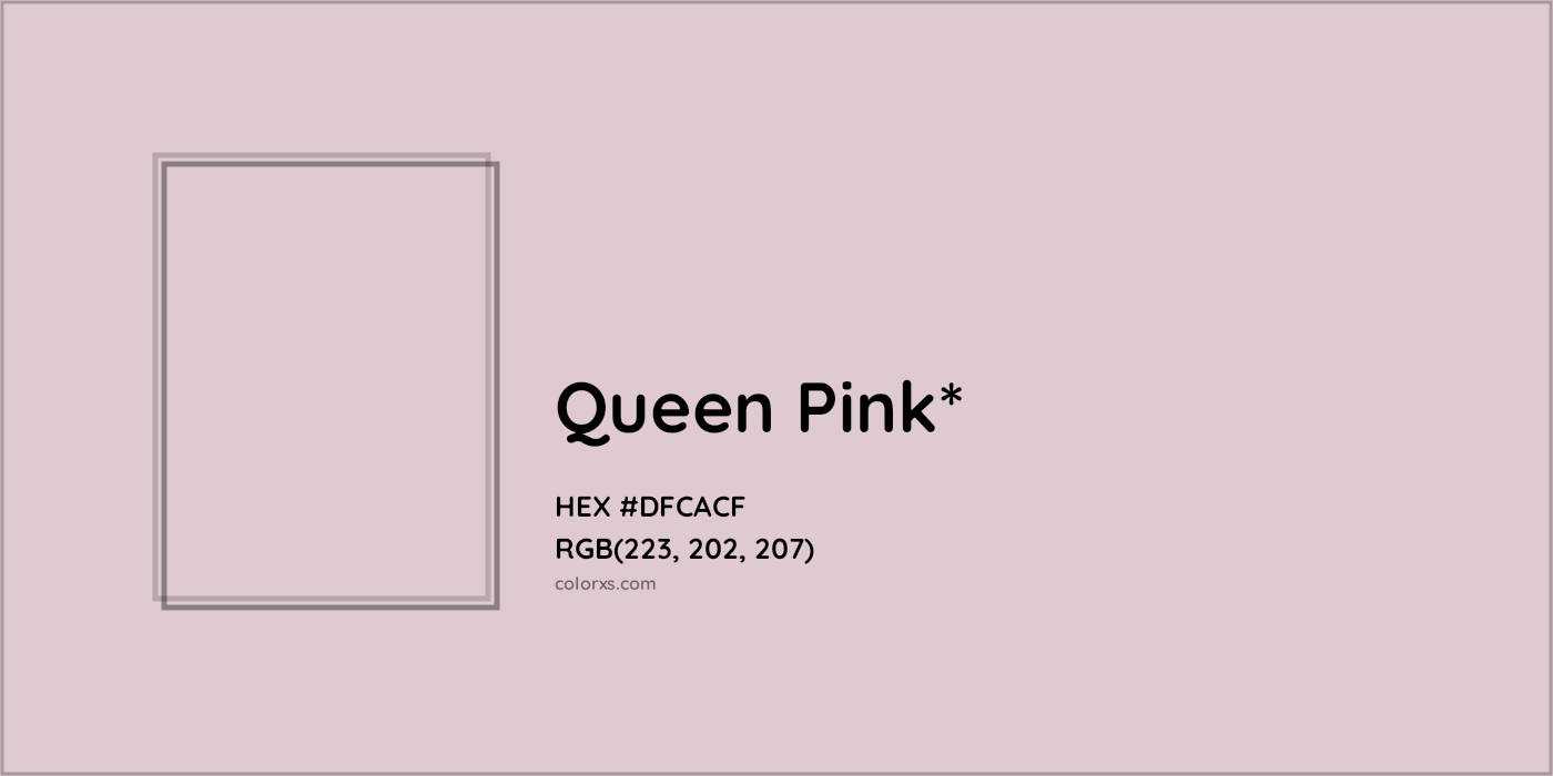 HEX #DFCACF Color Name, Color Code, Palettes, Similar Paints, Images