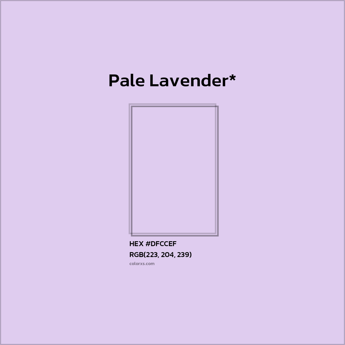 HEX #DFCCEF Color Name, Color Code, Palettes, Similar Paints, Images