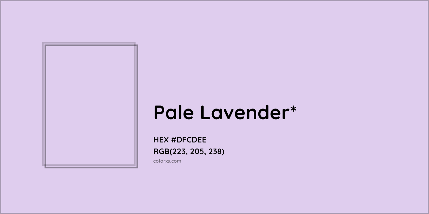 HEX #DFCDEE Color Name, Color Code, Palettes, Similar Paints, Images