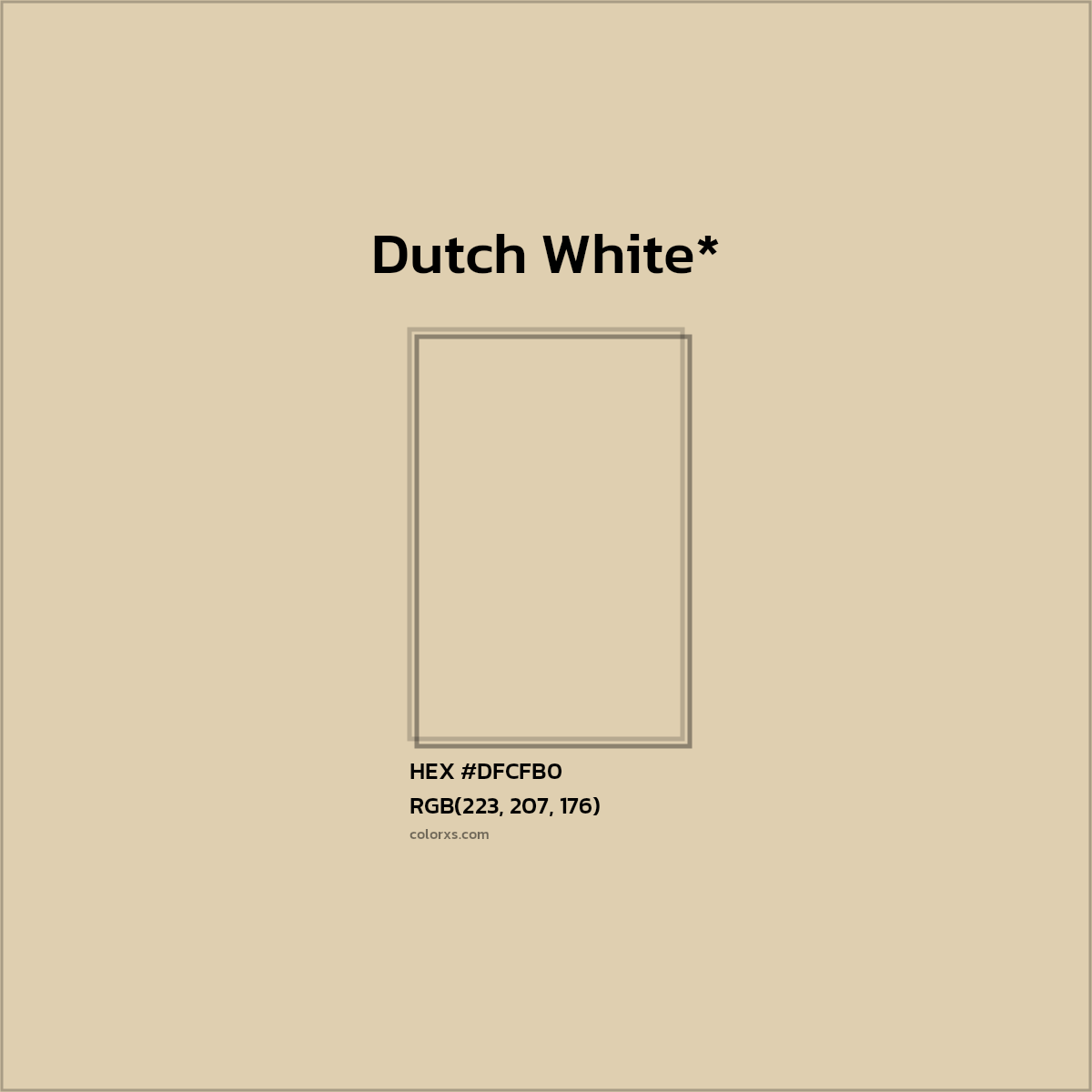 HEX #DFCFB0 Color Name, Color Code, Palettes, Similar Paints, Images