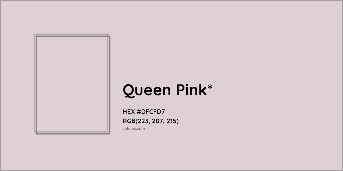 HEX #DFCFD7 Color Name, Color Code, Palettes, Similar Paints, Images