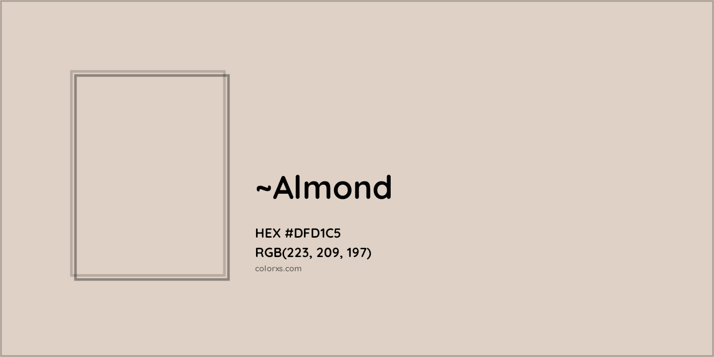 HEX #DFD1C5 Color Name, Color Code, Palettes, Similar Paints, Images