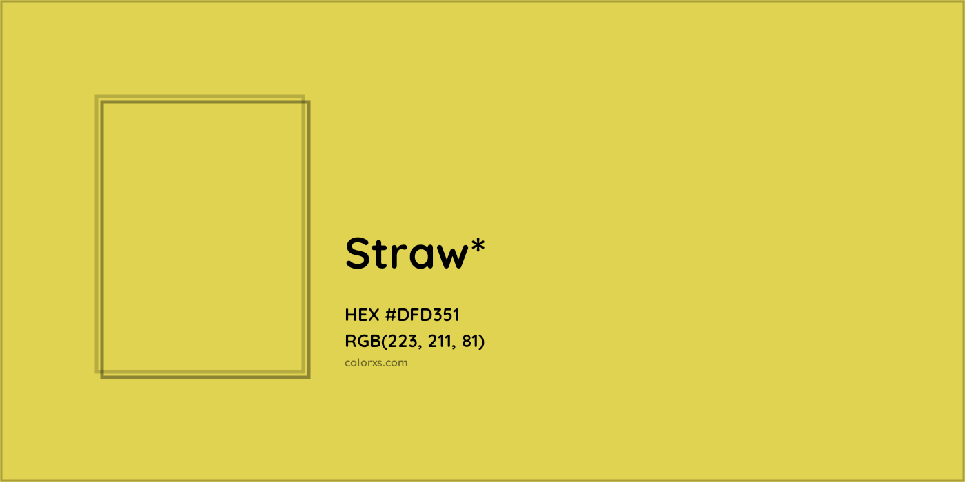 HEX #DFD351 Color Name, Color Code, Palettes, Similar Paints, Images