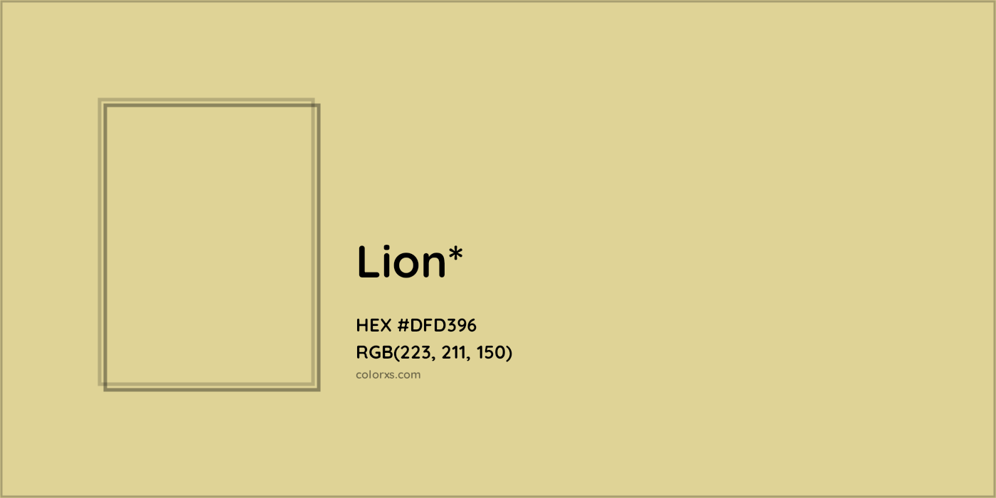 HEX #DFD396 Color Name, Color Code, Palettes, Similar Paints, Images