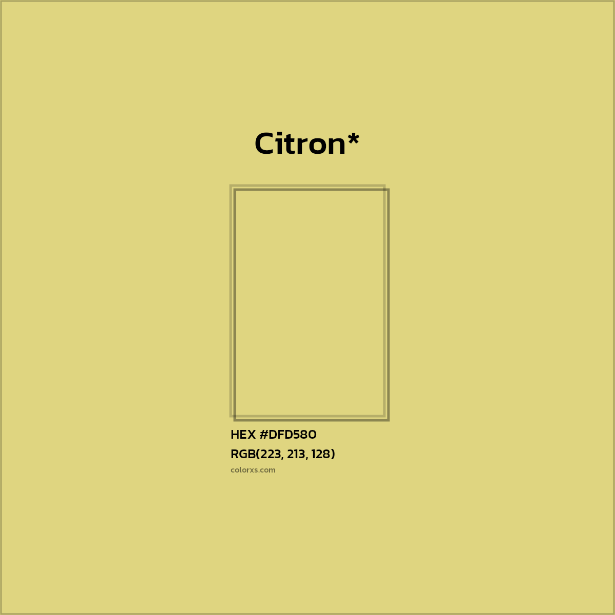HEX #DFD580 Color Name, Color Code, Palettes, Similar Paints, Images