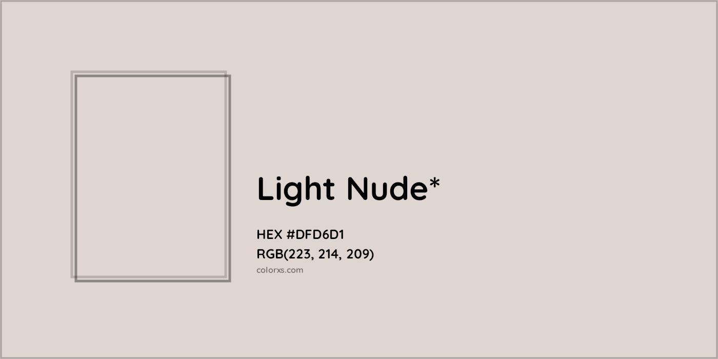 HEX #DFD6D1 Color Name, Color Code, Palettes, Similar Paints, Images