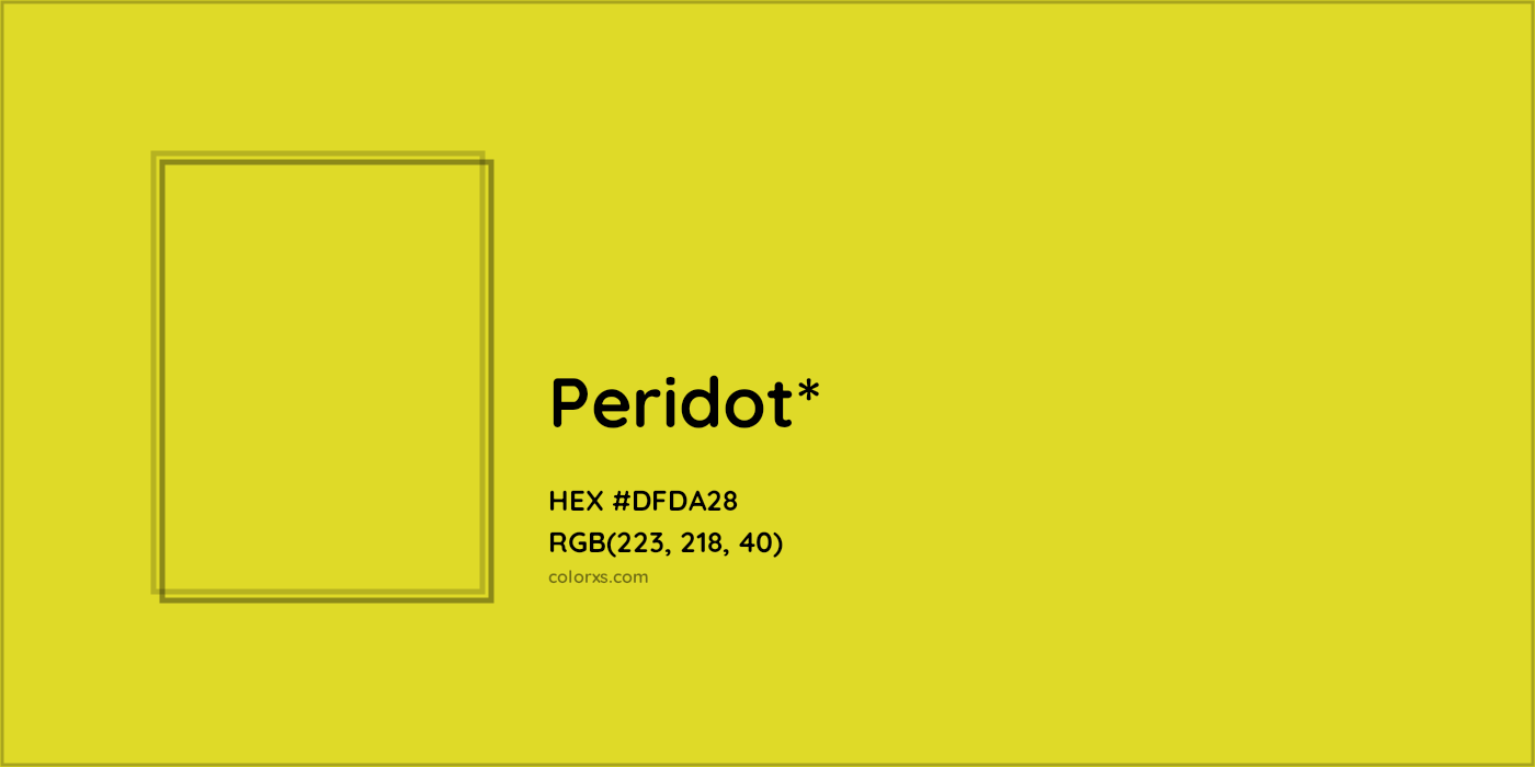 HEX #DFDA28 Color Name, Color Code, Palettes, Similar Paints, Images
