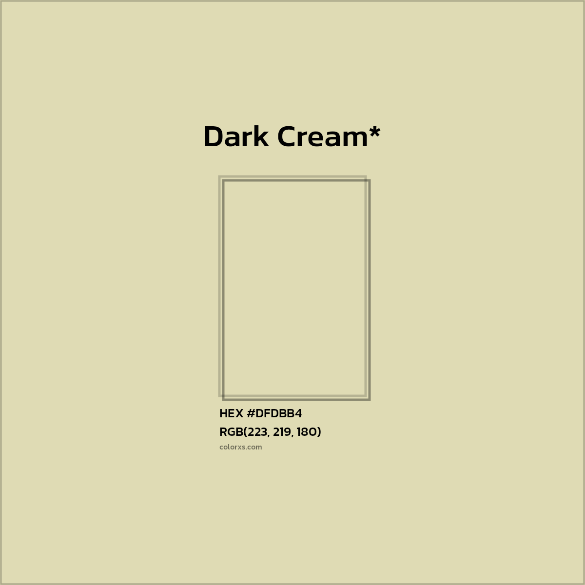 HEX #DFDBB4 Color Name, Color Code, Palettes, Similar Paints, Images