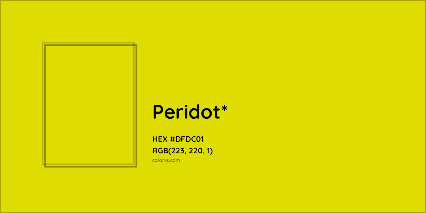 HEX #DFDC01 Color Name, Color Code, Palettes, Similar Paints, Images