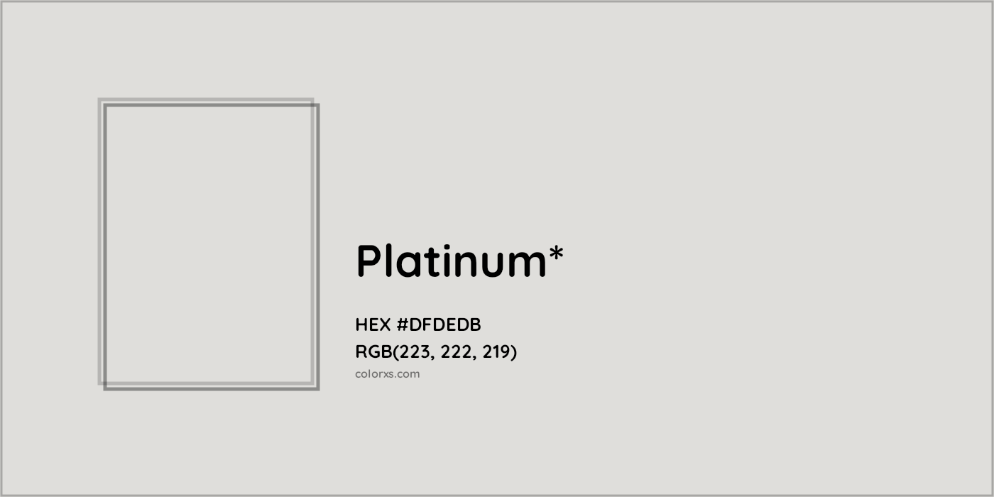 HEX #DFDEDB Color Name, Color Code, Palettes, Similar Paints, Images