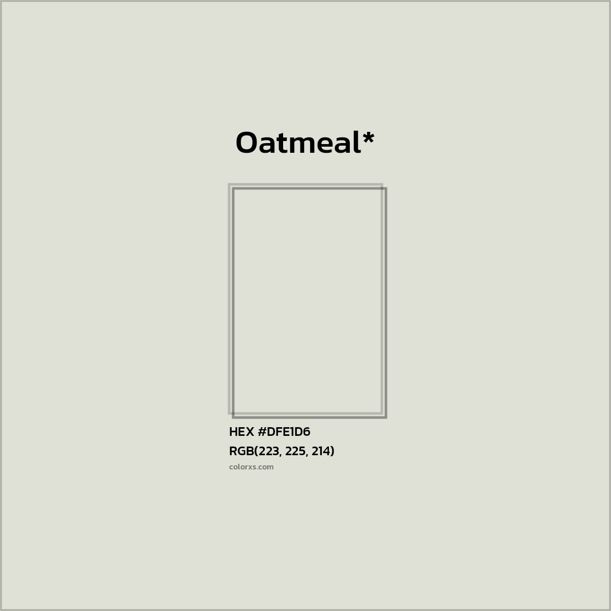 HEX #DFE1D6 Color Name, Color Code, Palettes, Similar Paints, Images