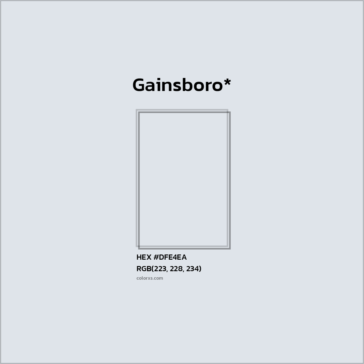 HEX #DFE4EA Color Name, Color Code, Palettes, Similar Paints, Images