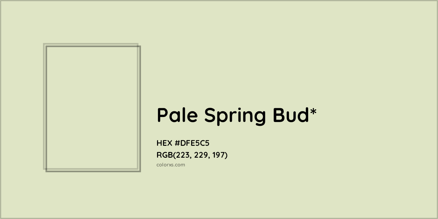 HEX #DFE5C5 Color Name, Color Code, Palettes, Similar Paints, Images