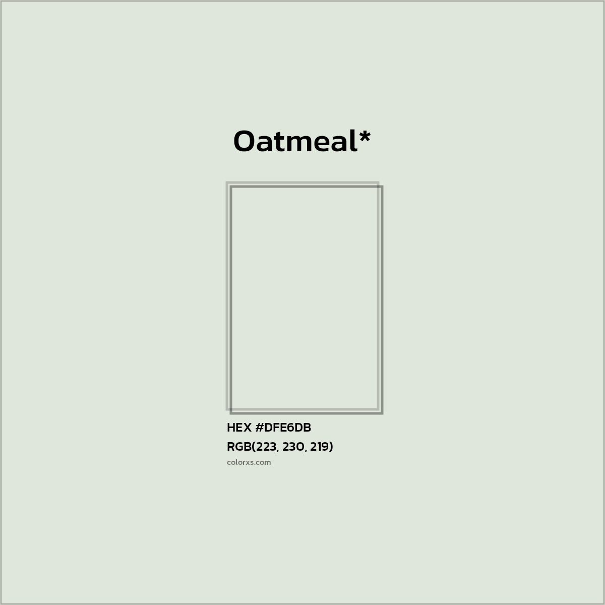 HEX #DFE6DB Color Name, Color Code, Palettes, Similar Paints, Images