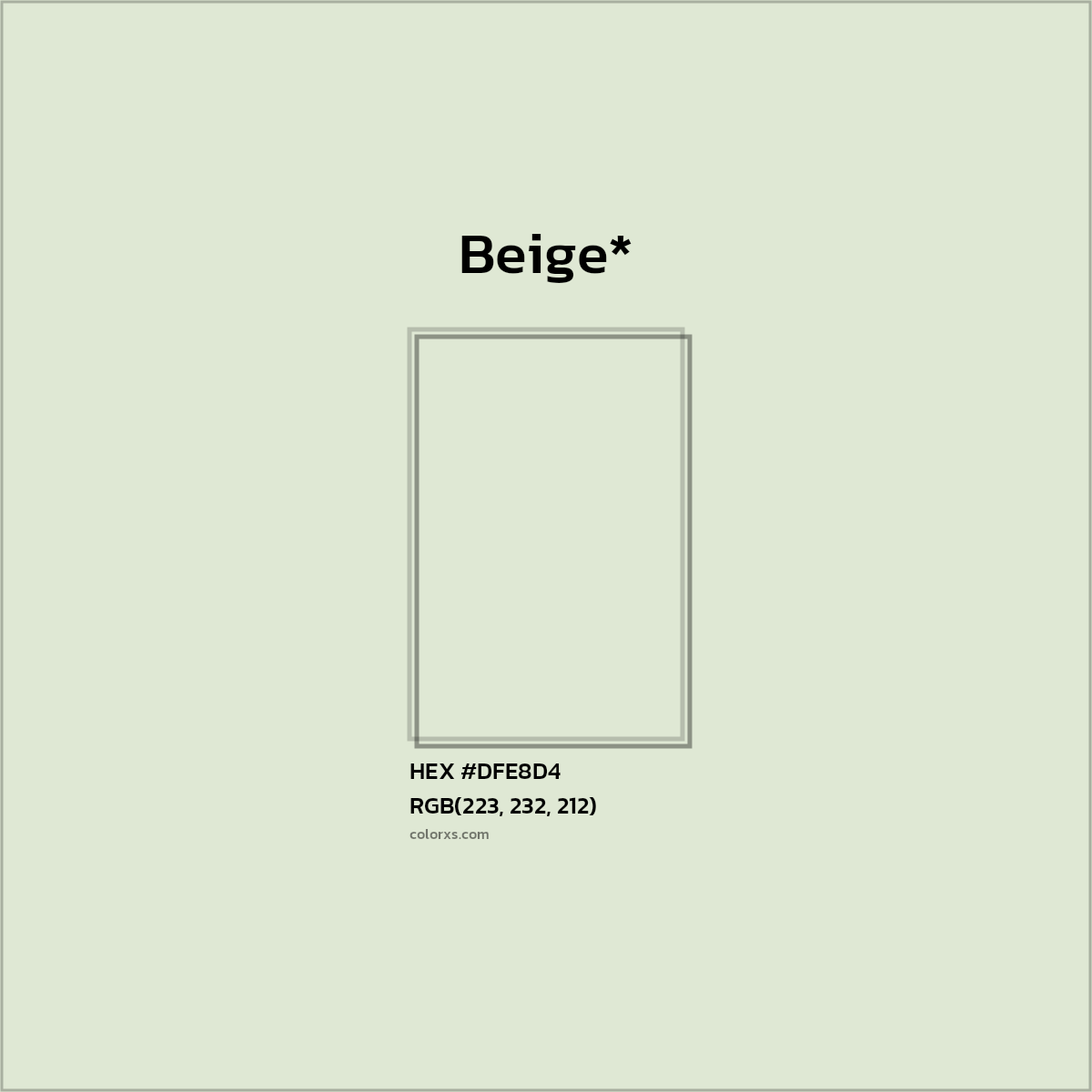 HEX #DFE8D4 Color Name, Color Code, Palettes, Similar Paints, Images