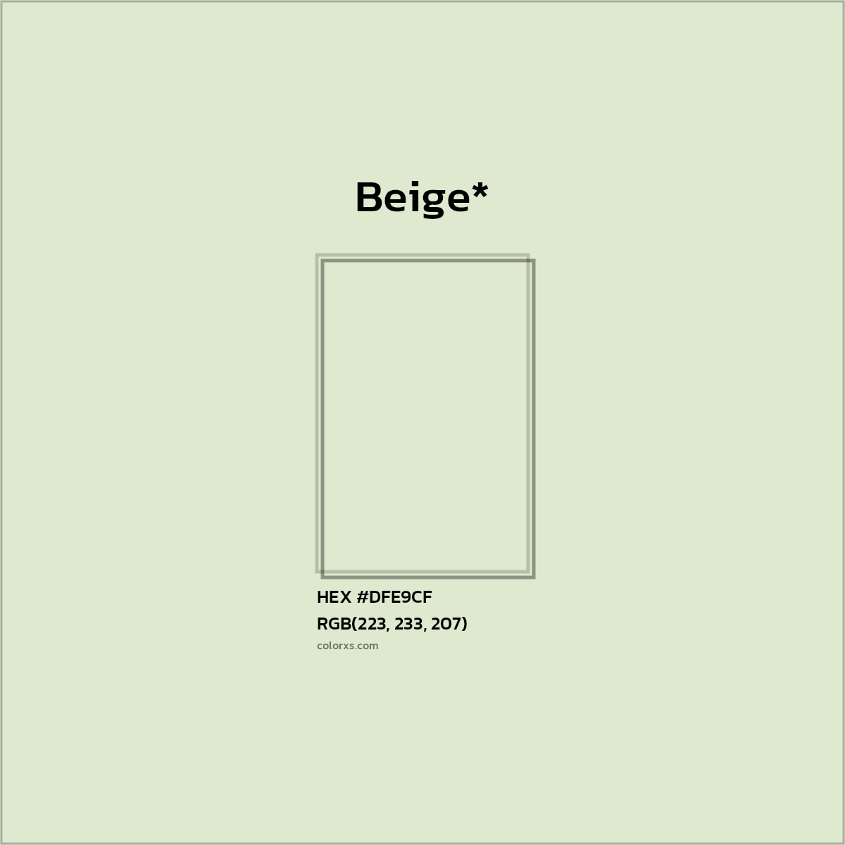 HEX #DFE9CF Color Name, Color Code, Palettes, Similar Paints, Images