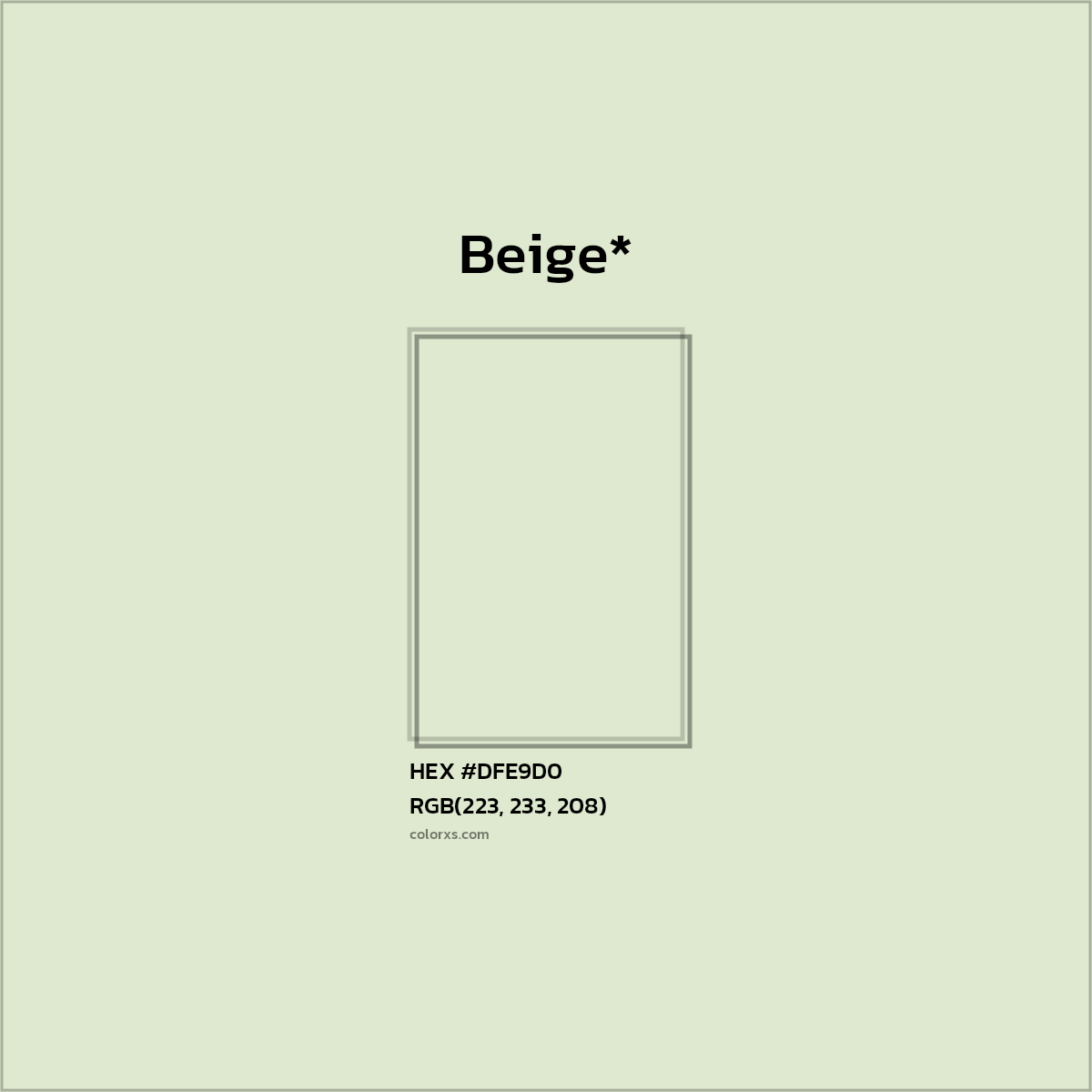HEX #DFE9D0 Color Name, Color Code, Palettes, Similar Paints, Images