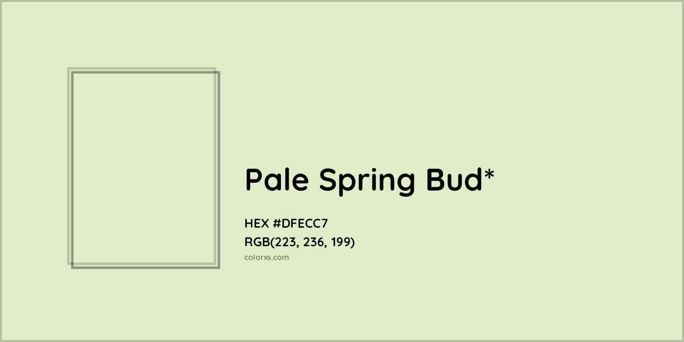 HEX #DFECC7 Color Name, Color Code, Palettes, Similar Paints, Images