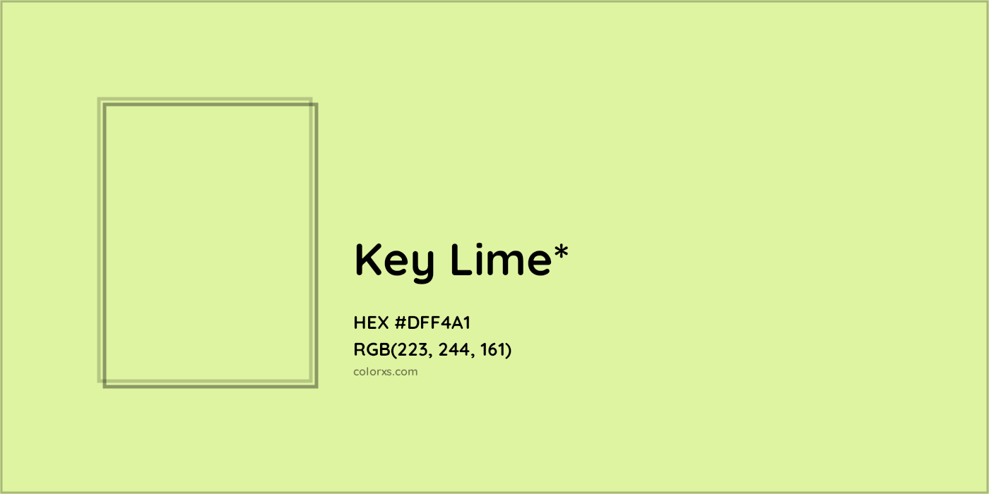 HEX #DFF4A1 Color Name, Color Code, Palettes, Similar Paints, Images