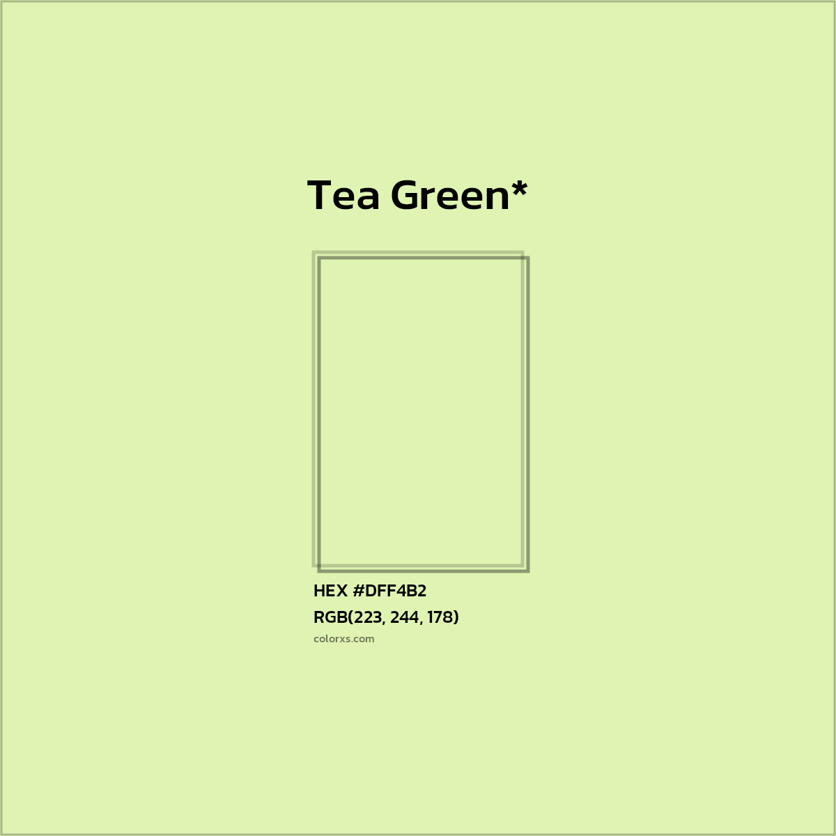 HEX #DFF4B2 Color Name, Color Code, Palettes, Similar Paints, Images
