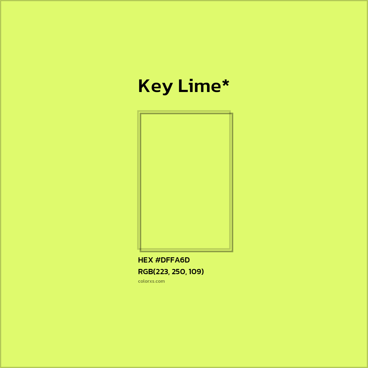 HEX #DFFA6D Color Name, Color Code, Palettes, Similar Paints, Images