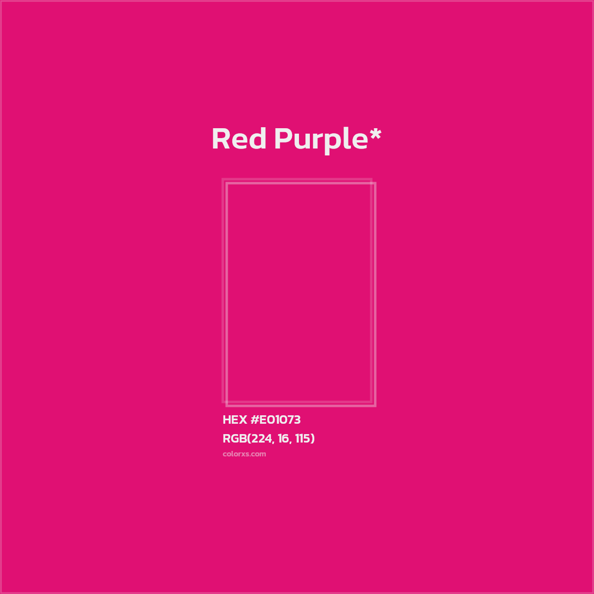 HEX #E01073 Color Name, Color Code, Palettes, Similar Paints, Images
