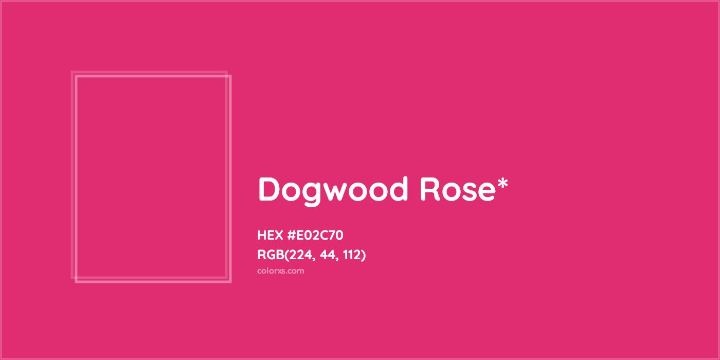 HEX #E02C70 Color Name, Color Code, Palettes, Similar Paints, Images