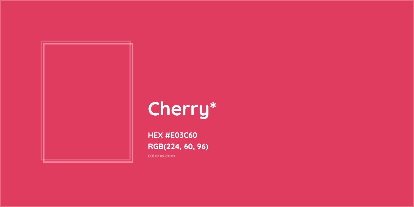 HEX #E03C60 Color Name, Color Code, Palettes, Similar Paints, Images