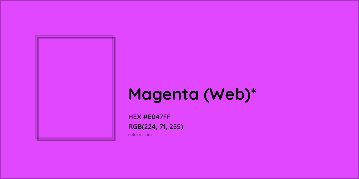 HEX #E047FF Color Name, Color Code, Palettes, Similar Paints, Images