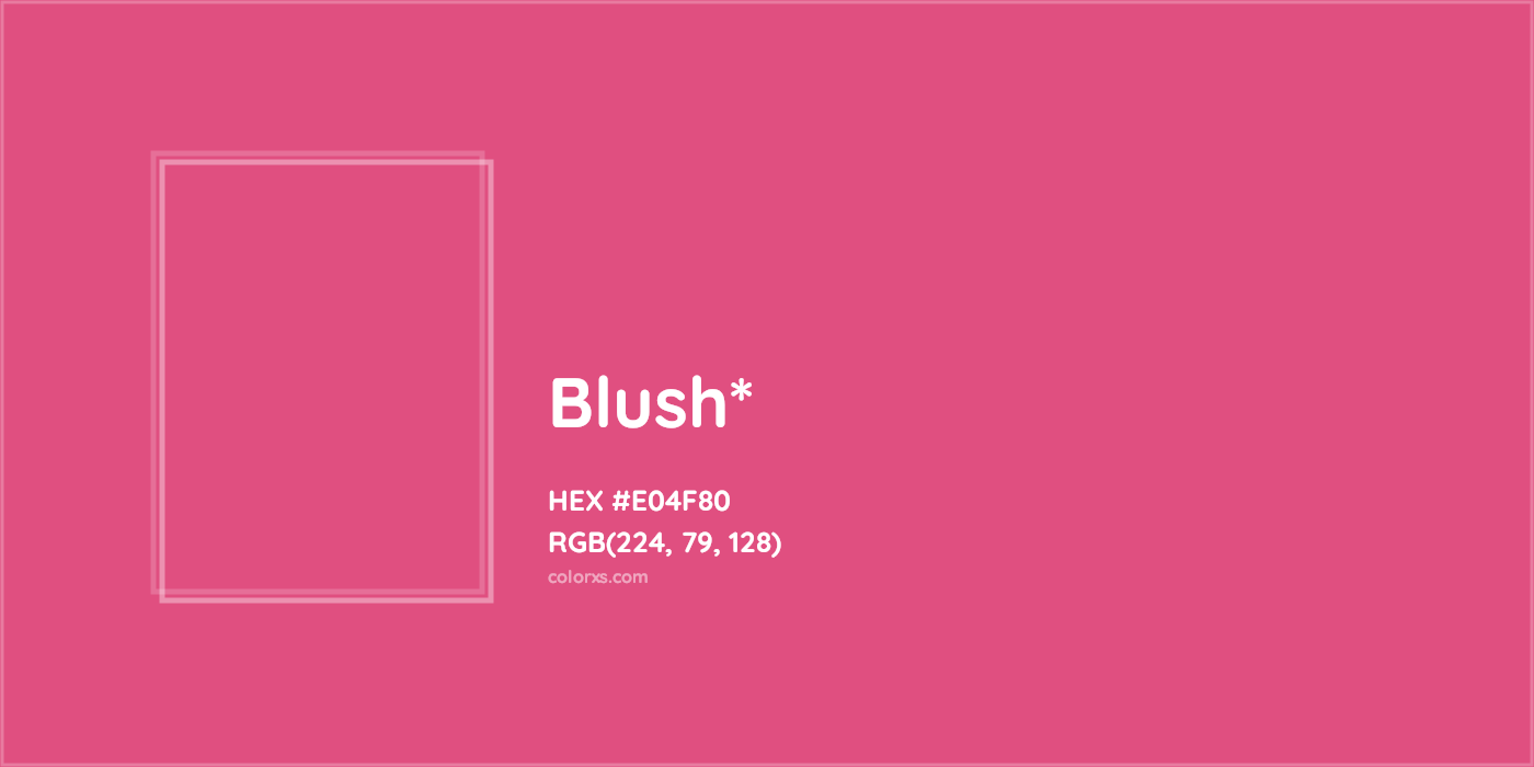 HEX #E04F80 Color Name, Color Code, Palettes, Similar Paints, Images