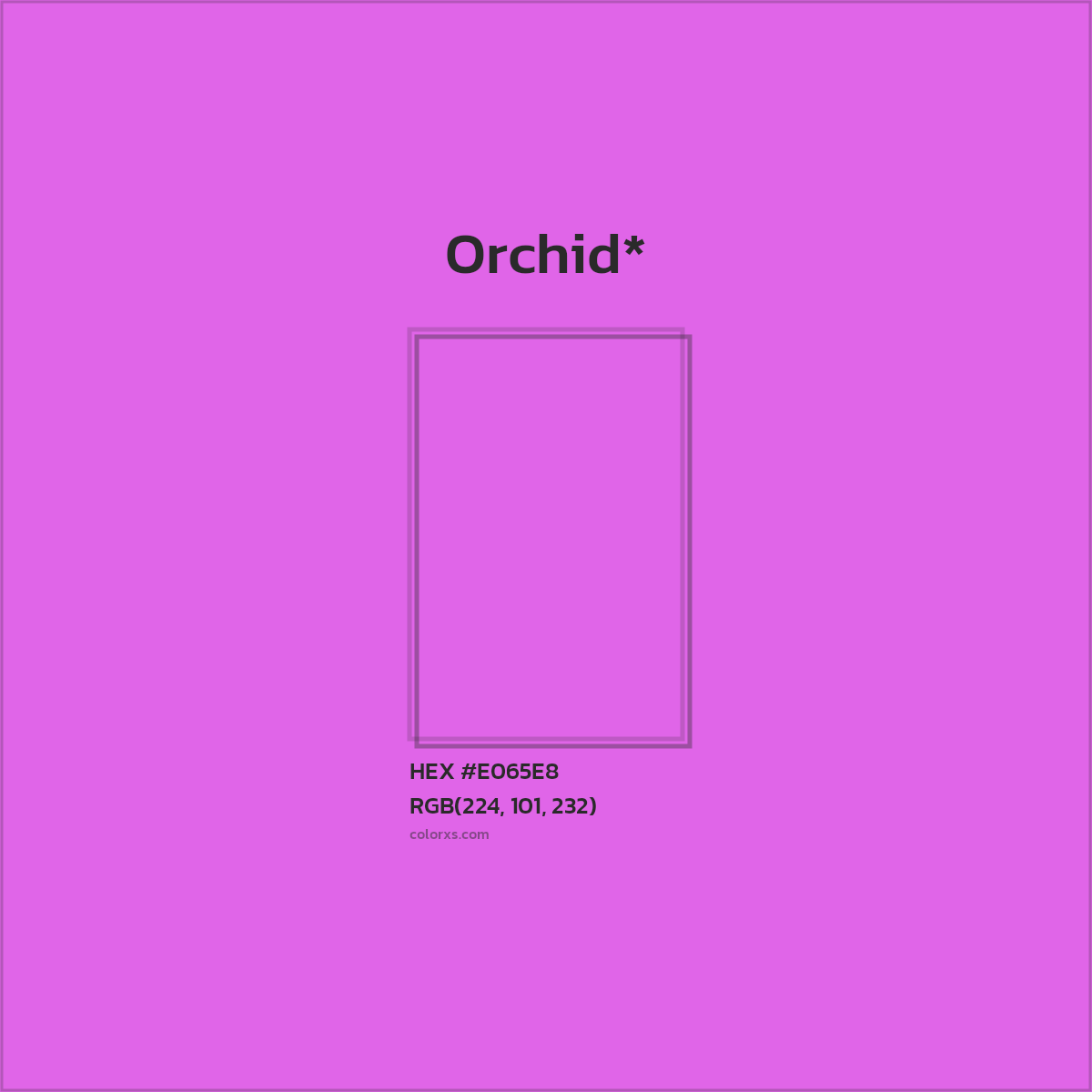 HEX #E065E8 Color Name, Color Code, Palettes, Similar Paints, Images