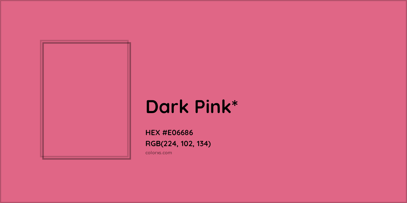 HEX #E06686 Color Name, Color Code, Palettes, Similar Paints, Images