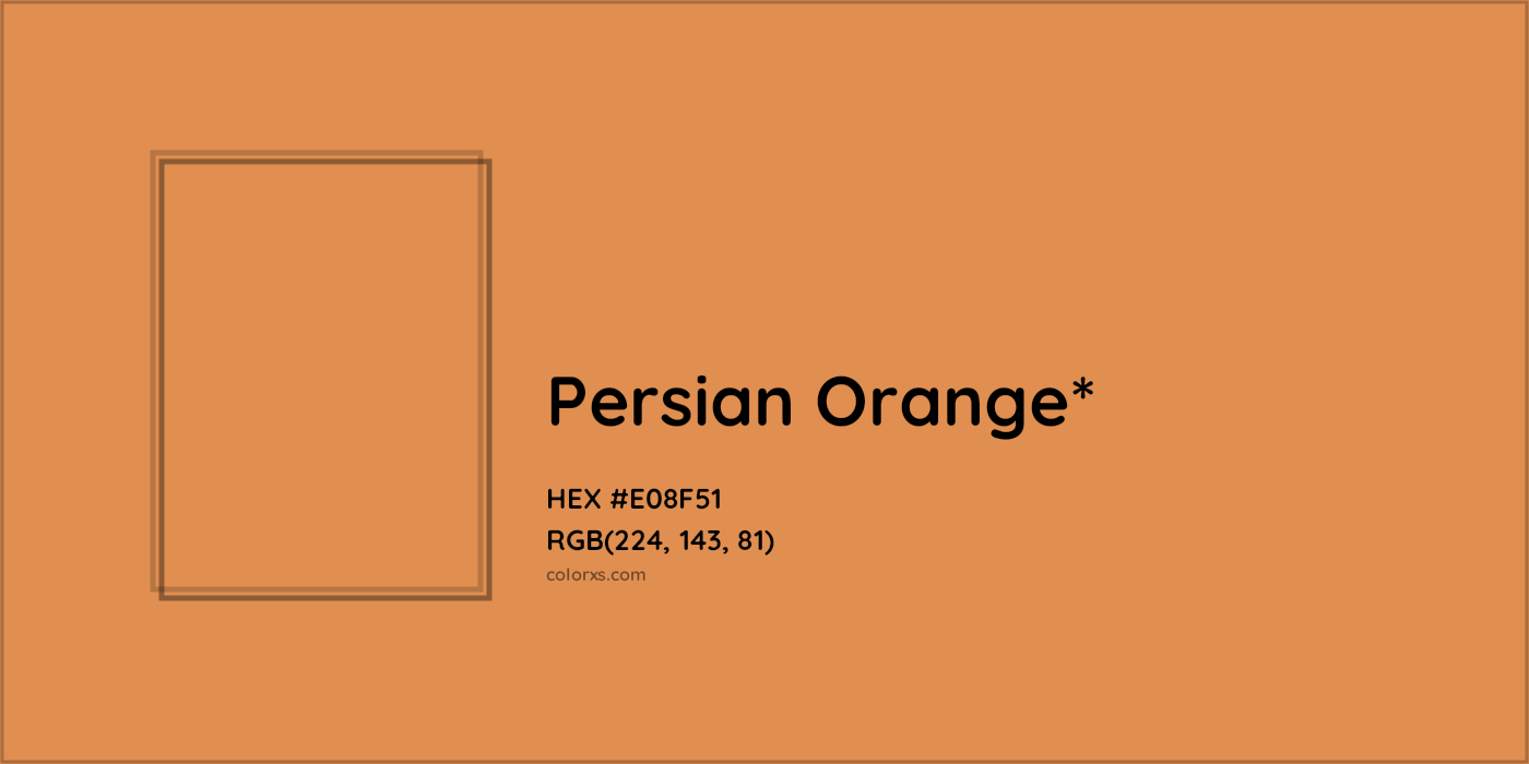 HEX #E08F51 Color Name, Color Code, Palettes, Similar Paints, Images