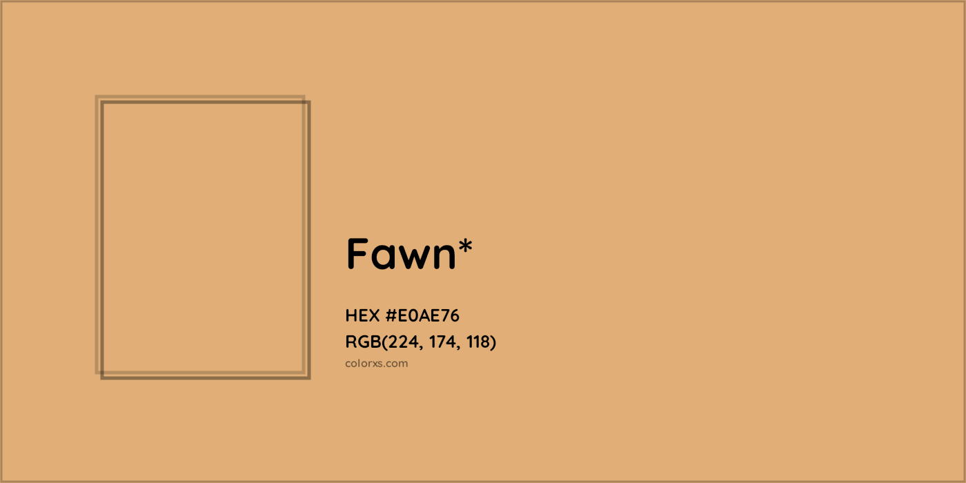 HEX #E0AE76 Color Name, Color Code, Palettes, Similar Paints, Images