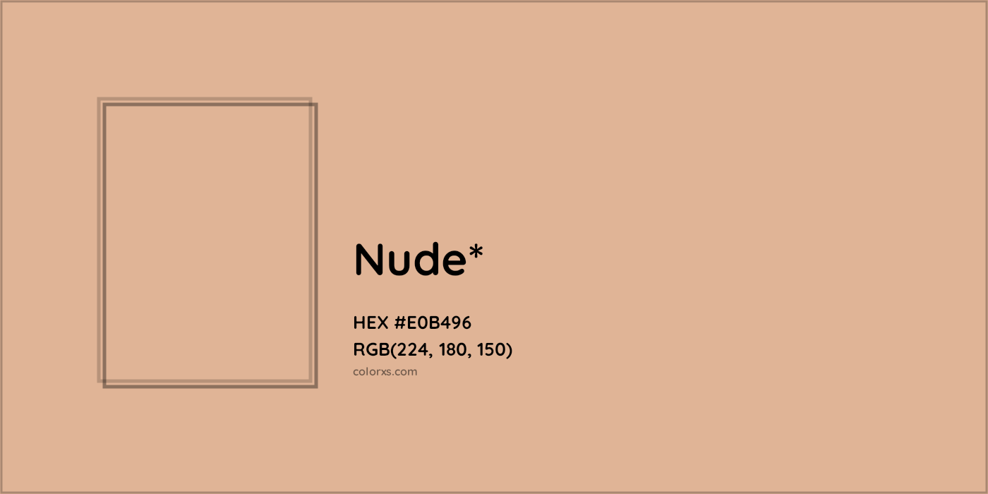 HEX #E0B496 Color Name, Color Code, Palettes, Similar Paints, Images