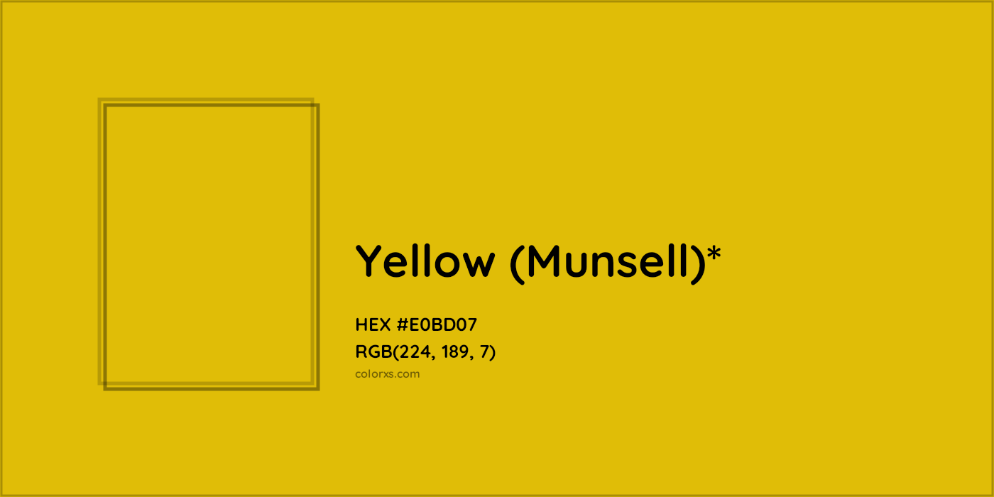 HEX #E0BD07 Color Name, Color Code, Palettes, Similar Paints, Images