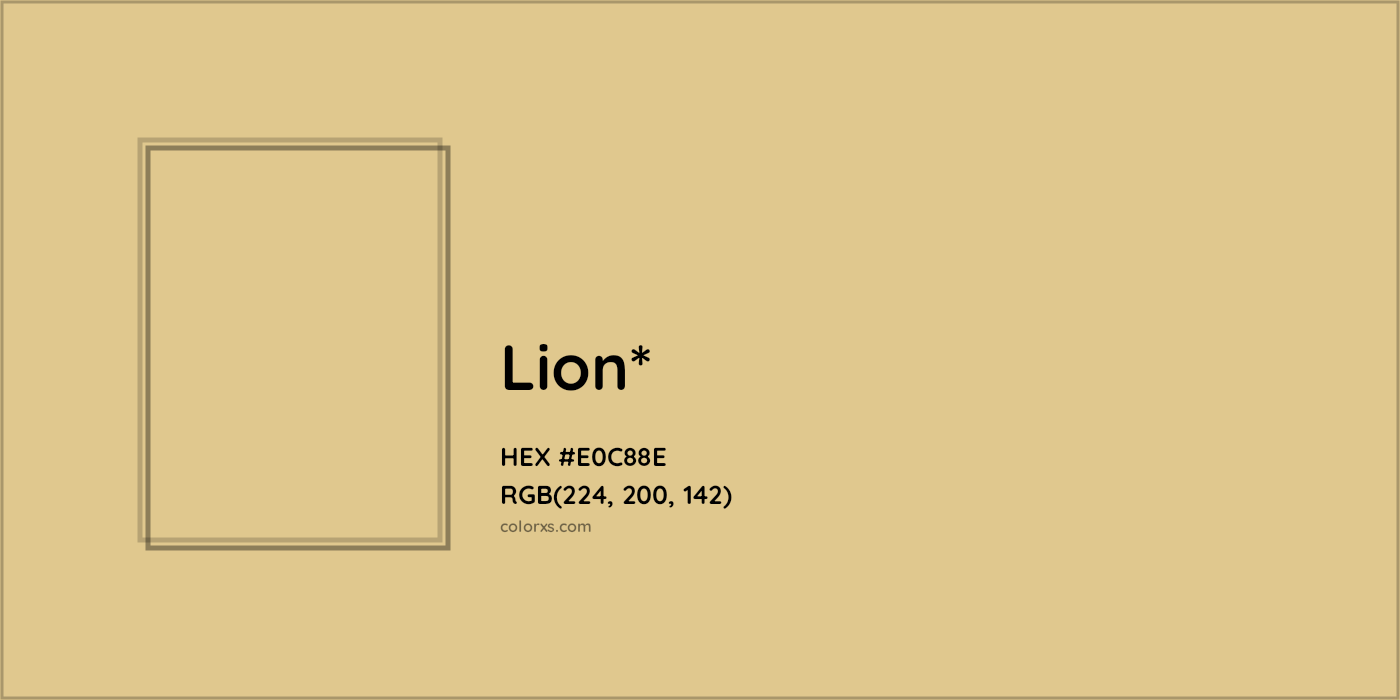 HEX #E0C88E Color Name, Color Code, Palettes, Similar Paints, Images